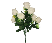 A075WHITE Bukiet Róża BIAŁA