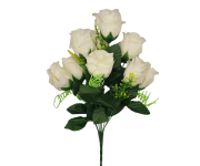 A075WHITE Bukiet Róża BIAŁA