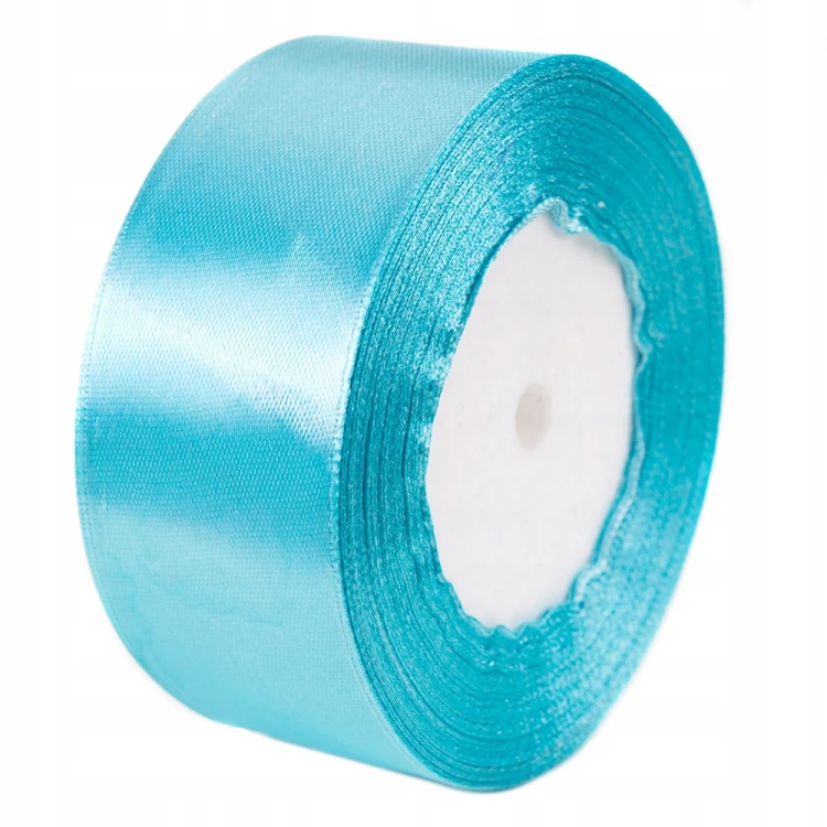 WSTĄŻKA ATŁASOWA 38MM-32M FS05-95 NIEBIESKA WODA