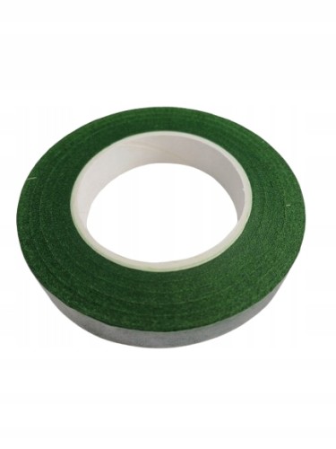 FT-011 Taśma florystyczna zielona 12mm