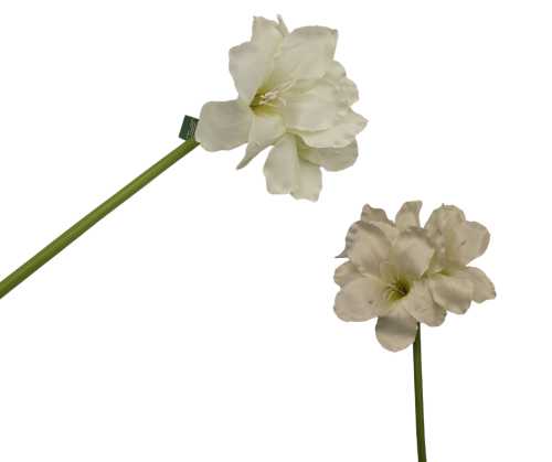 CV14328-1 Amarylis BIAŁY Gałązka 65cm