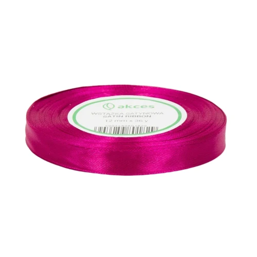 WSTĄŻKA ATŁASOWA 12MM-32M FS02-88 KRÓLEWSKI FIOLETOWY