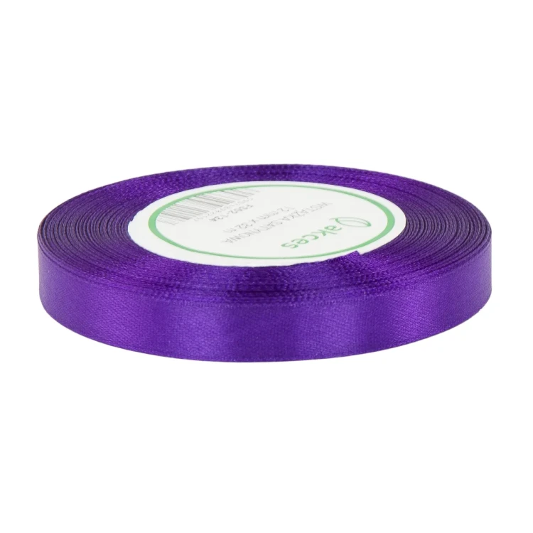 WSTĄŻKA ATŁASOWA 12MM-32M FS02-134 FIOLETOWY