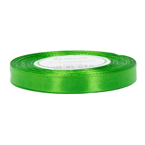 WSTĄŻKA ATŁASOWA 12MM-32M FS02-120 TRAWA ZIELONA