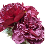 WA-213D Bukiet Piwonia Gerbera 42CM Czerwony